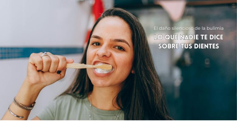 Imagen conceptual que representa el daño dental como consecuencia de la bulimia nerviosa