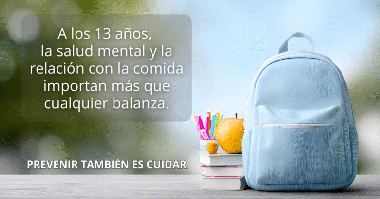 imagen que representa los cuidados que se deben tener al hablar de peso con adolescentes