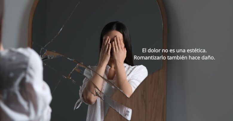 Imagen conceptual que representa por qué romantizar los trastornos alimentarios es peligroso para la salud mental.